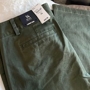 Midrise straight leg pants